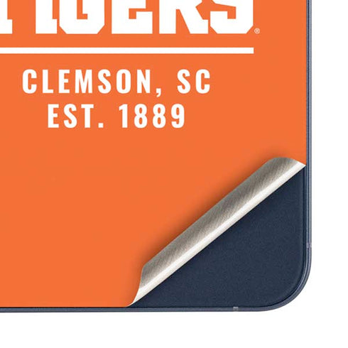 Clemson University Tigers Est 1889 Orange Galaxy A36 5G Skin