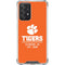 Clemson University Tigers Est 1889 Orange Galaxy A52 5G Clear Case