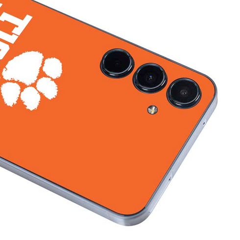 Clemson University Tigers Est 1889 Orange Galaxy A55 5G Skin