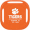 Clemson University Tigers Est 1889 Orange Galaxy Buds Live Skin