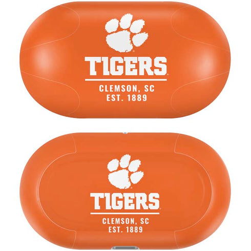 Clemson University Tigers Est 1889 Orange Galaxy Buds Plus Skin