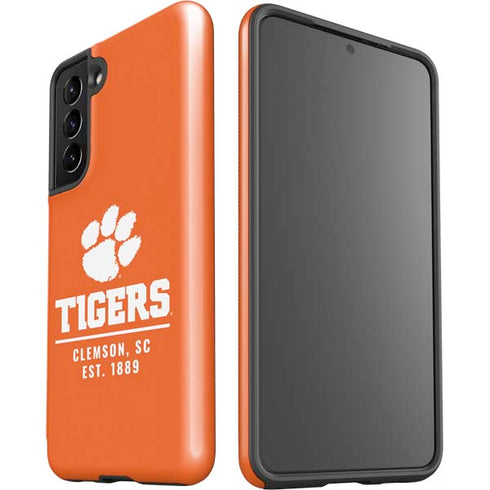 Clemson University Tigers Est 1889 Orange Galaxy S21 5G Pro Case