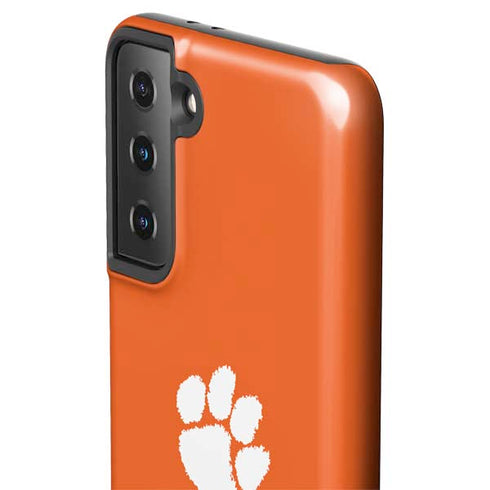 Clemson University Tigers Est 1889 Orange Galaxy S21 FE Pro Case