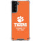Clemson University Tigers Est 1889 Orange Galaxy S21 Plus 5G Clear Case