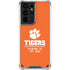 Clemson University Tigers Est 1889 Orange Galaxy S21 Ultra 5G Clear Case