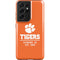 Clemson University Tigers Est 1889 Orange Galaxy S21 Ultra 5G Pro Case