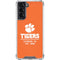 Clemson University Tigers Est 1889 Orange Galaxy S22 Clear Case