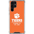 Clemson University Tigers Est 1889 Orange Galaxy S22 Ultra Clear Case