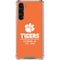 Clemson University Tigers Est 1889 Orange Galaxy S23 Plus Clear Case