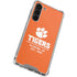 Clemson University Tigers Est 1889 Orange Galaxy S24 FE Clear Case