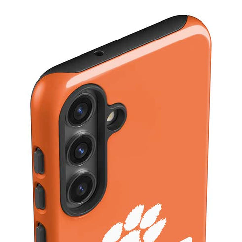 Clemson University Tigers Est 1889 Orange Galaxy S25 Plus Impact Case