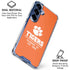 Clemson University Tigers Est 1889 Orange Galaxy S25 Clear Case