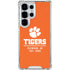 Clemson University Tigers Est 1889 Orange Galaxy S25 Ultra Clear Case