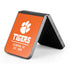 Clemson University Tigers Est 1889 Orange Galaxy Z Flip6 Skin