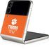Clemson University Tigers Est 1889 Orange Galaxy Z Flip4 5G Skin