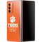 Clemson University Tigers Est 1889 Orange Galaxy Z Fold2 5G Skin