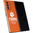 Clemson University Tigers Est 1889 Orange Galaxy Z Fold2 5G Skin
