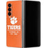 Clemson University Tigers Est 1889 Orange Galaxy Z Fold4 5G Skin