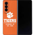 Clemson University Tigers Est 1889 Orange Galaxy Z Fold4 5G Skin