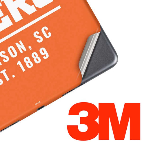 Clemson University Tigers Est 1889 Orange iPad Skins