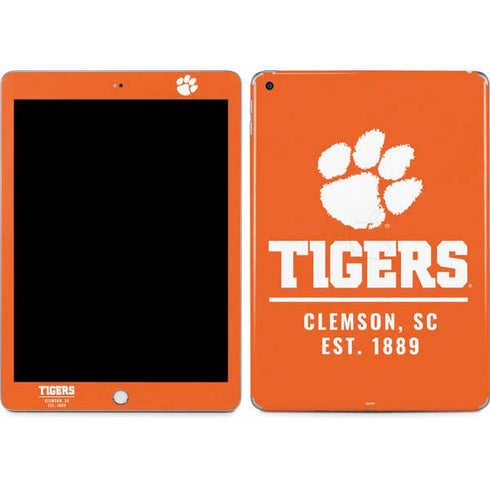 Clemson University Tigers Est 1889 Orange Apple iPad Skin