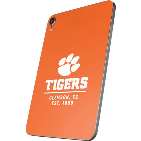 Clemson University Tigers Est 1889 Orange Apple iPad Mini Skin