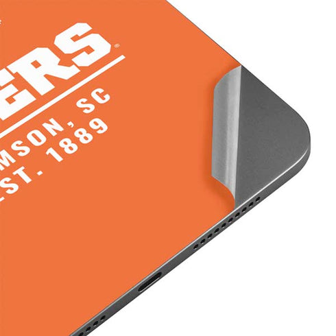 Clemson University Tigers Est 1889 Orange Apple iPad Mini Skin