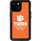 Clemson University Tigers Est 1889 Orange iPhone 13 Mini Waterproof Case