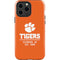 Clemson University Tigers Est 1889 Orange iPhone 14 Pro Max Impact Case
