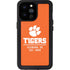 Clemson University Tigers Est 1889 Orange iPhone 14 Pro Max Waterproof Case