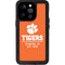 Clemson University Tigers Est 1889 Orange iPhone 14 Pro Waterproof Case