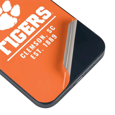 Clemson University Tigers Est 1889 Orange iPhone Skins