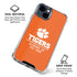 Clemson University Tigers Est 1889 Orange iPhone 15 Clear Case