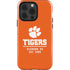 Clemson University Tigers Est 1889 Orange iPhone 15 Pro Impact Case