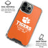Clemson University Tigers Est 1889 Orange iPhone 16 Pro Clear Case