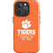 Clemson University Tigers Est 1889 Orange iPhone 16 Pro Impact Case
