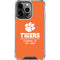 Clemson University Tigers Est 1889 Orange iPhone 16 Pro Max Clear Case