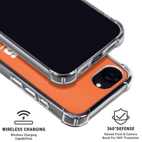 Clemson University Tigers Est 1889 Orange iPhone 16e MagSafe Case