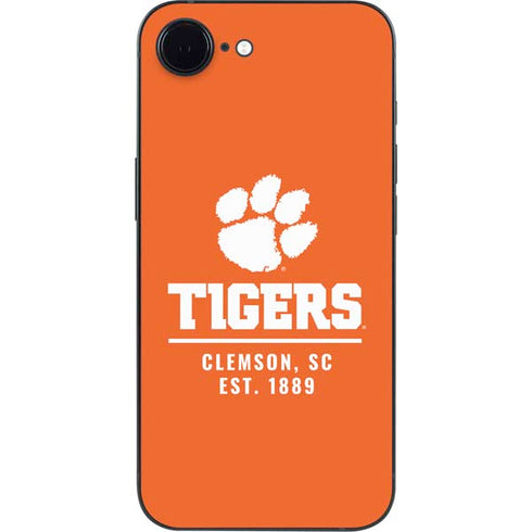 Clemson University Tigers Est 1889 Orange iPhone 16e Skin