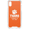 Clemson University Tigers Est 1889 Orange iPhone XS Clear Case