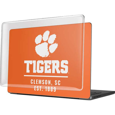 Clemson University Tigers Est 1889 Orange MacBook Pro 14in (2021-24) Case plus Skin
