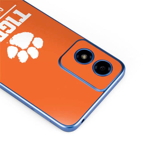 Clemson University Tigers Est 1889 Orange Moto G Play 4G (2024) Skin