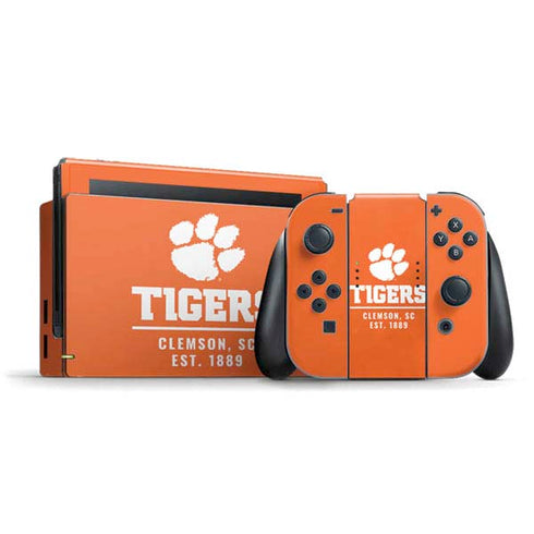 Clemson University Tigers Est 1889 Orange Nintendo Skins
