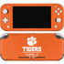 Clemson University Tigers Est 1889 Orange Nintendo Switch Lite Skin