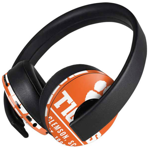 Clemson University Tigers Est 1889 Orange PlayStation 4 Gold Wireless Headset Skin
