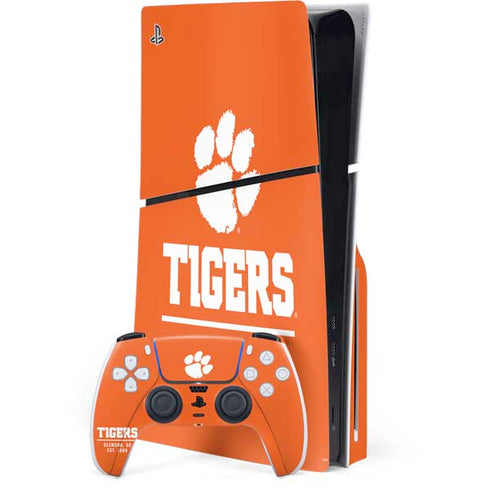 Clemson University Tigers Est 1889 Orange PlayStation PS5 Skins