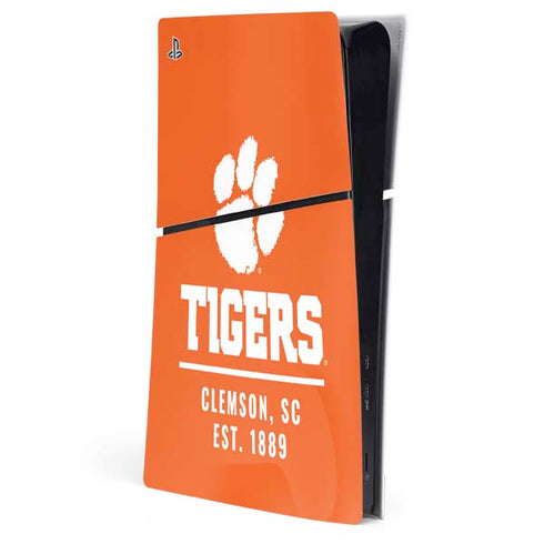 Clemson University Tigers Est 1889 Orange PlayStation PS5 Skins