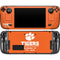 Clemson University Tigers Est 1889 Orange Steam Deck Handheld Gaming Computer OLED Skin