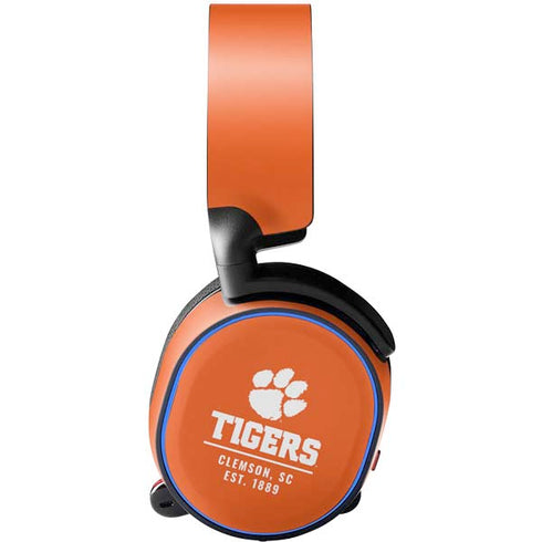 Clemson University Tigers Est 1889 Orange SteelSeries Arctis 3 Skin