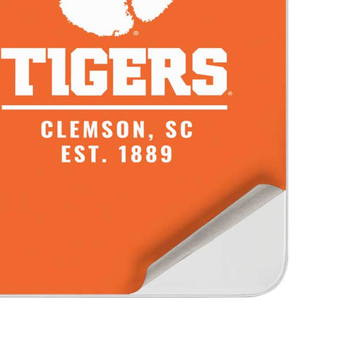 Clemson University Tigers Est 1889 Orange Surface Duo Skin
